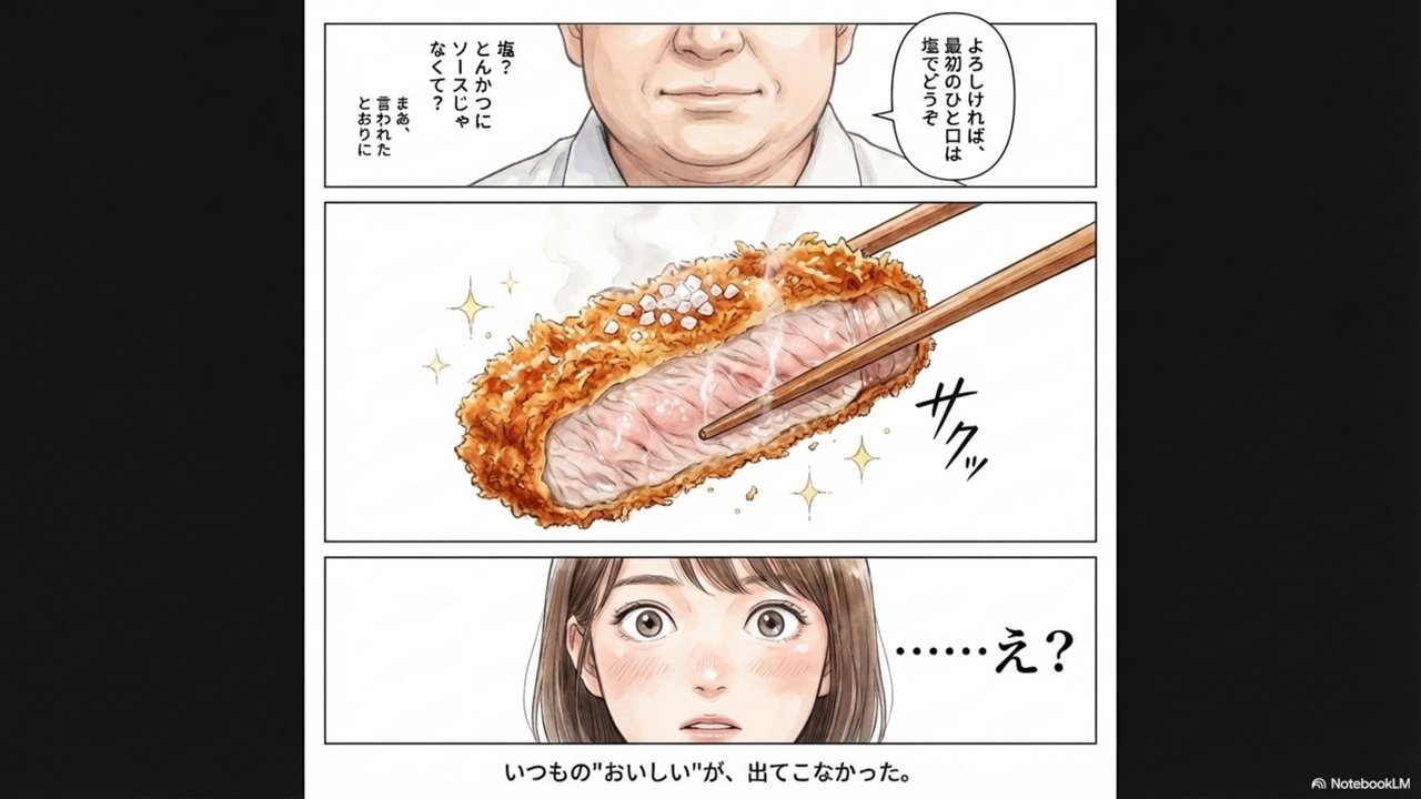 サクッ——